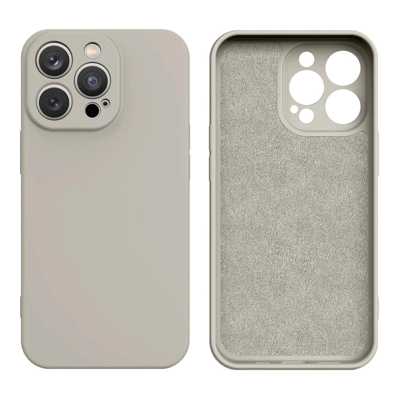 Silicone case for Samsung Galaxy A14 5G / Galaxy A14 silicone cover beige_0