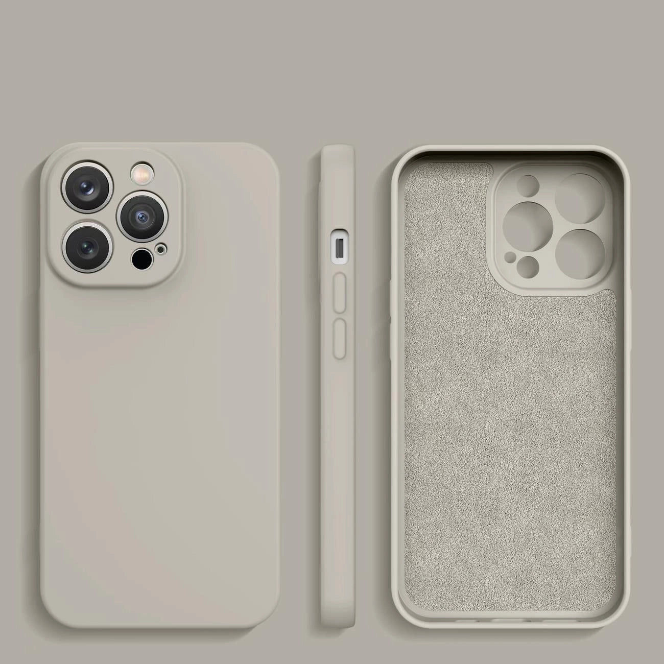 Silicone case for Samsung Galaxy A14 5G / Galaxy A14 silicone cover beige_1