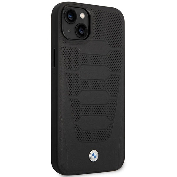 Case BMW BMHCP14S22RPSK iPhone 14 6.1" black/black Leather Seats Pattern_2