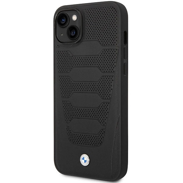 Case BMW BMHCP14S22RPSK iPhone 14 6.1" black/black Leather Seats Pattern_3