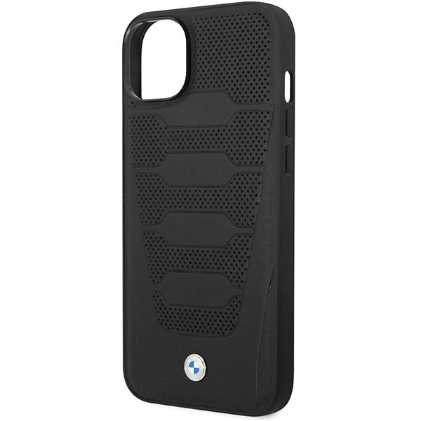 Case BMW BMHCP14S22RPSK iPhone 14 6.1" black/black Leather Seats Pattern_5