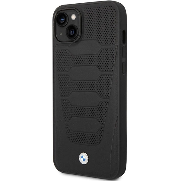 Case BMW BMHCP14S22RPSK iPhone 14 6.1" black/black Leather Seats Pattern_6