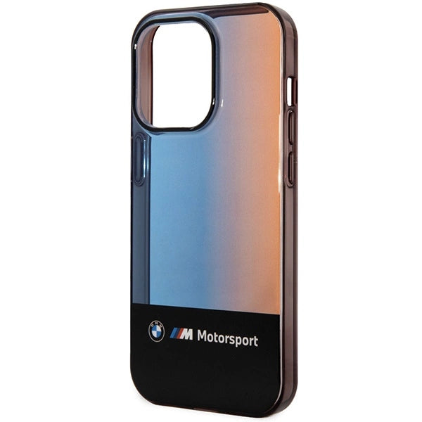 BMW Half Tricolor Case for iPhone 14 Pro Max 6.7" - Black_5