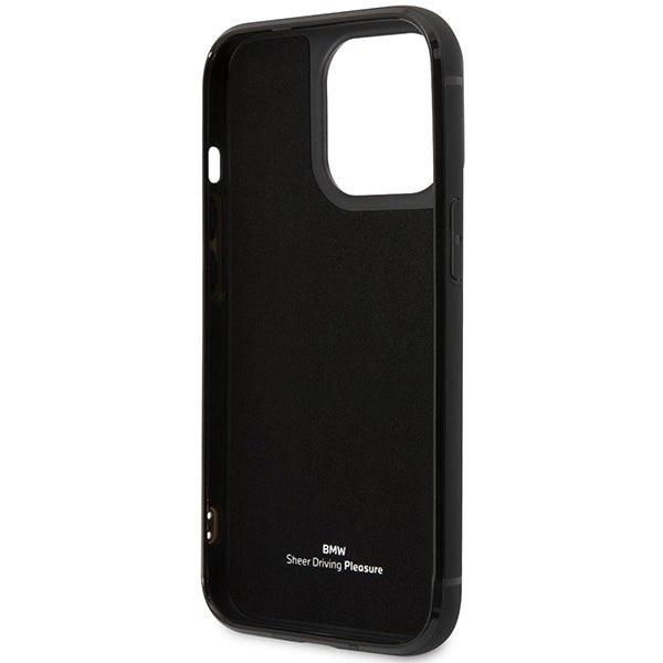 Case BMW BMHCP14X22RSEPK iPhone 14 Pro Max 6.7" black/black Leather Card Slot_6