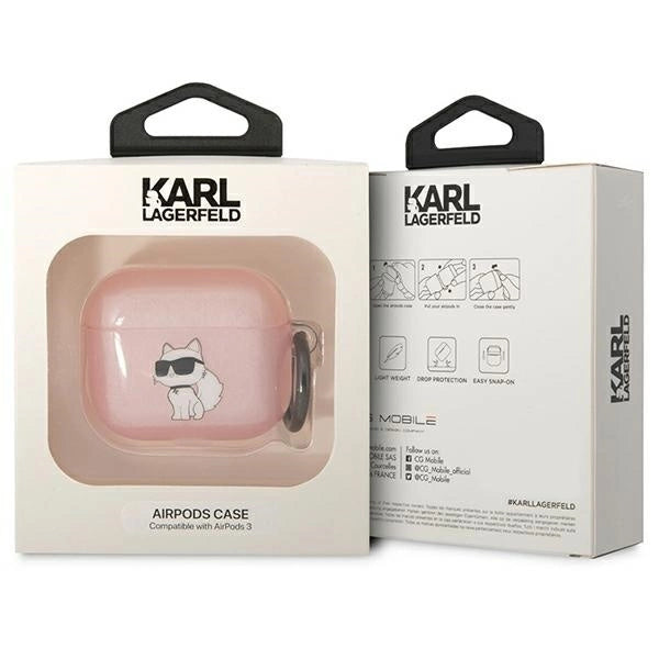 Karl Lagerfeld KLA3HNCHTCP Airpods 3 cover pink/pink Ikonik Choupette_2