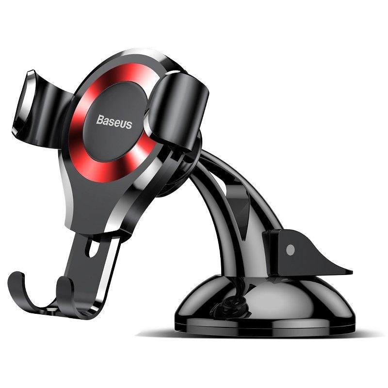 Baseus Osculum SUYL-XP09 gravity car holder for windshield or dashboard - red_1