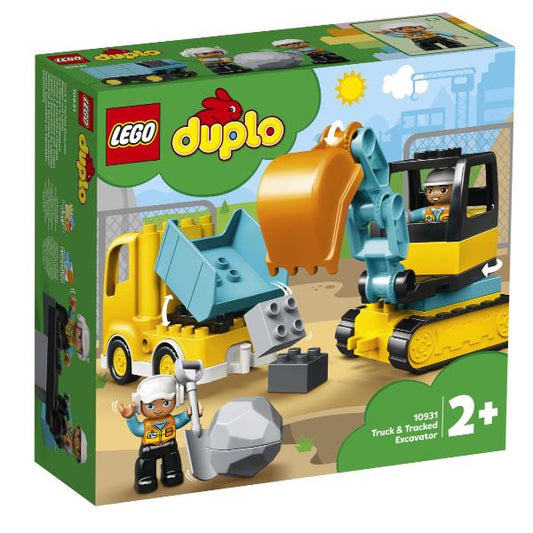 Konstruktionsspielzeug LEGO / DUPLO Bagger und Laster_0