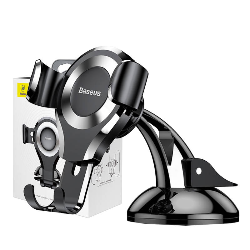 Baseus Osculum gravitational phone holder (black + silver)_0