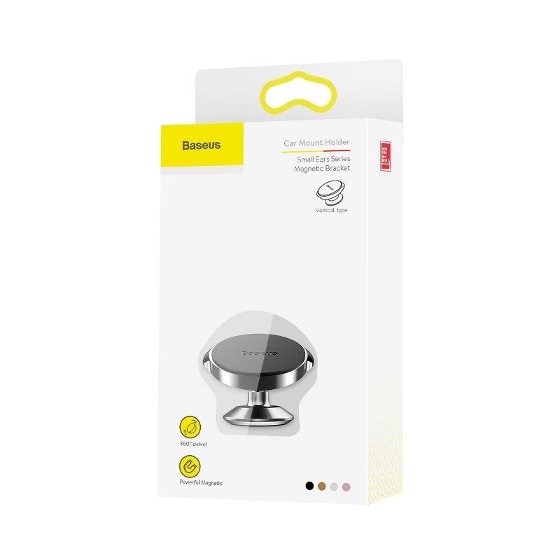 Baseus Small Ears Series SUER-B01 magnetic car dashboard holder - black_11