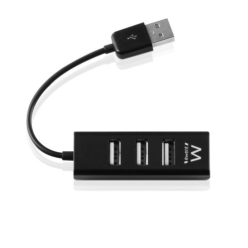 Ewent EW1123 hub de interfaz USB 2.0 480 Mbit/s Negro_4