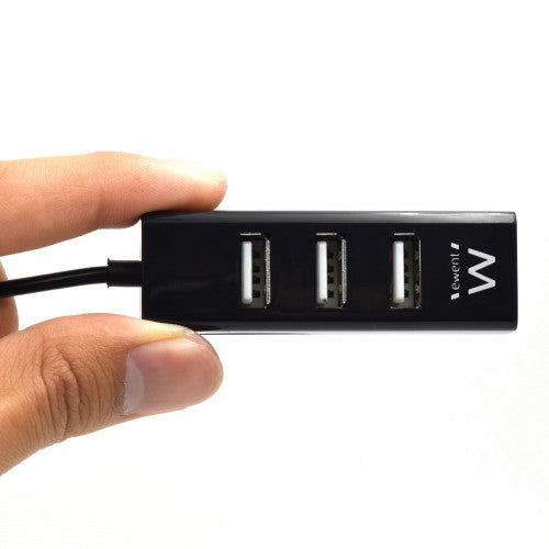 Ewent EW1123 hub de interfaz USB 2.0 480 Mbit/s Negro_6