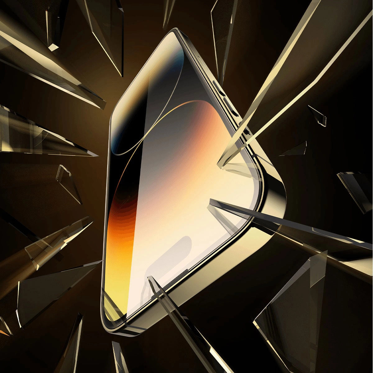 Baseus Full Screen Tempered Glass for iPhone 14 Pro Max with Speaker Cover 0.4mm + Mounting Kit_7
