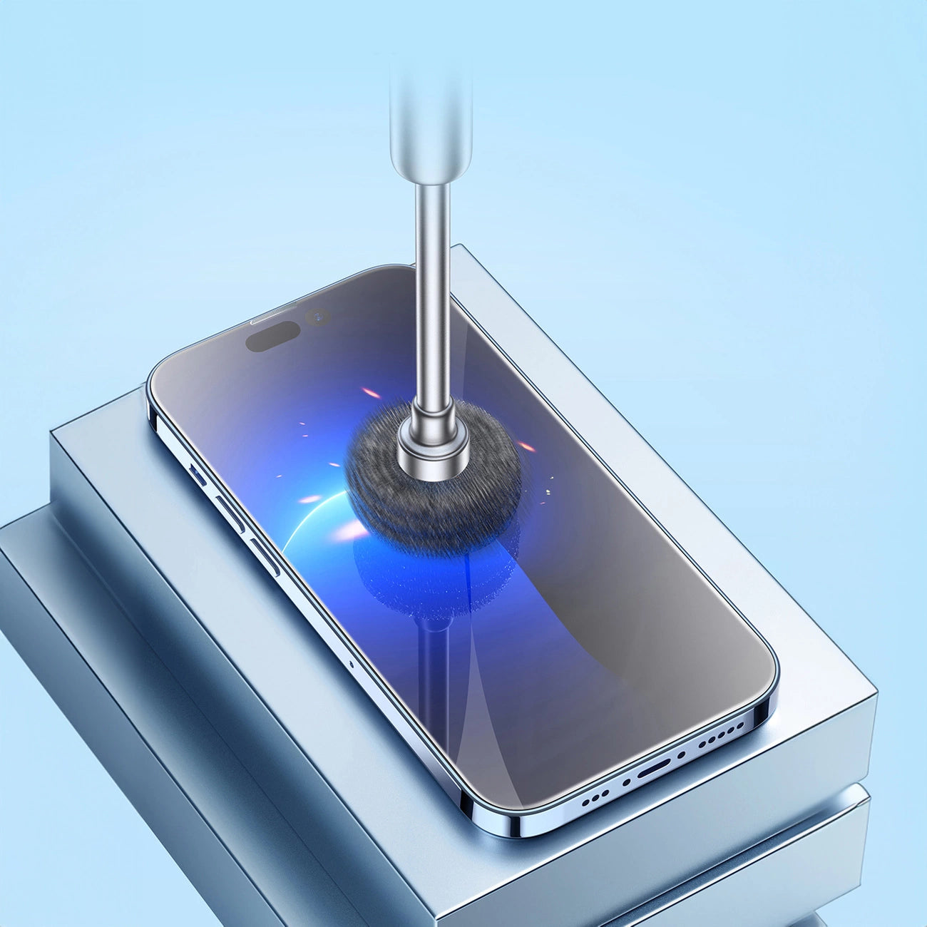 Baseus Full Screen Tempered Glass for iPhone 12 Pro Max with Speaker Cover 0.4mm + Mounting Kit_23