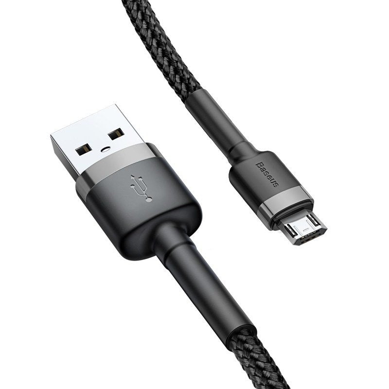 Baseus Cafule Micro USB cable 2.4A 0,5m (gray + black)_5