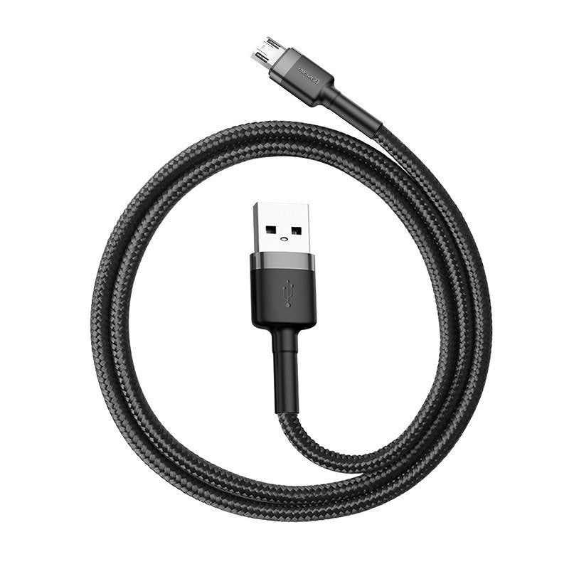 Baseus Cafule Micro USB cable 2.4A 0,5m (gray + black)_7