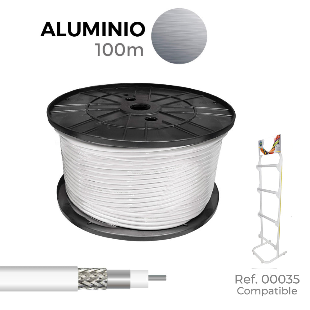 Cabo coaxial alumÃnio rg6 euro/m_0