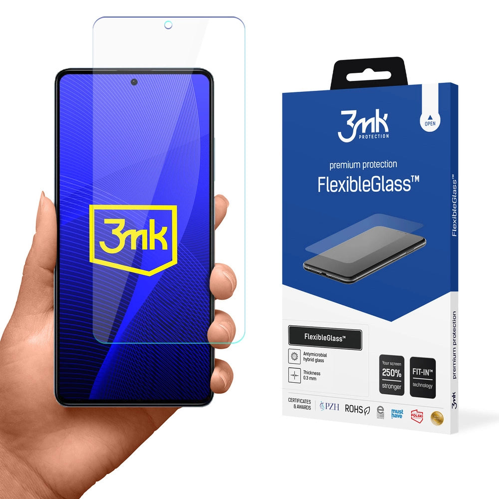 Tempered Glass for Xiaomi Redmi Note 12 Pro Hybrid Flexi 7H Series 3mk FlexibleGlass_0