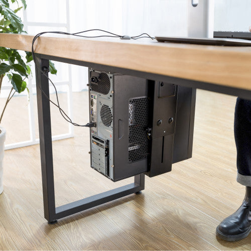 Ewent EW1293 soporte de CPU Soporte para instalación de CPU bajo mesa Negro_10
