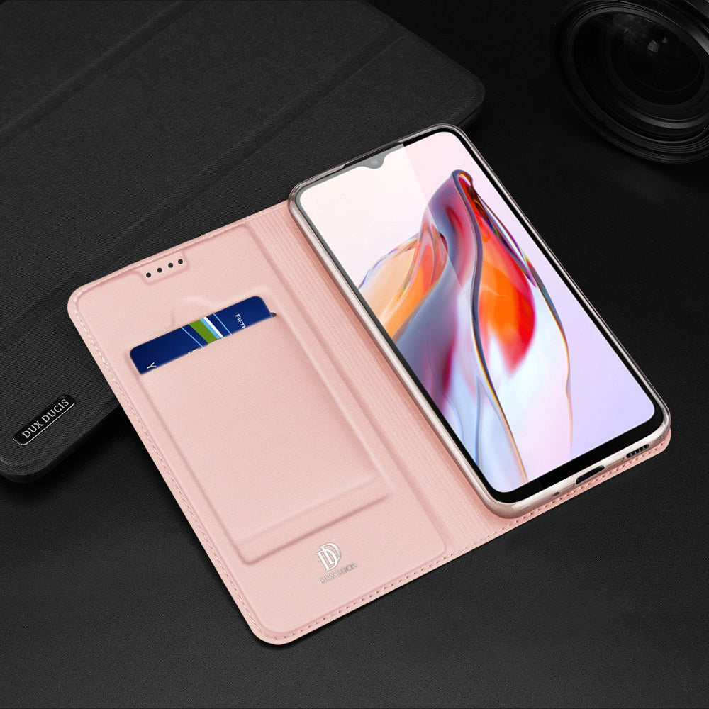 Dux Ducis Skin Pro Case For Xiaomi Redmi 11A / Poco C55 / Redmi 12C Cover Flip Card Wallet Stand Pink_14