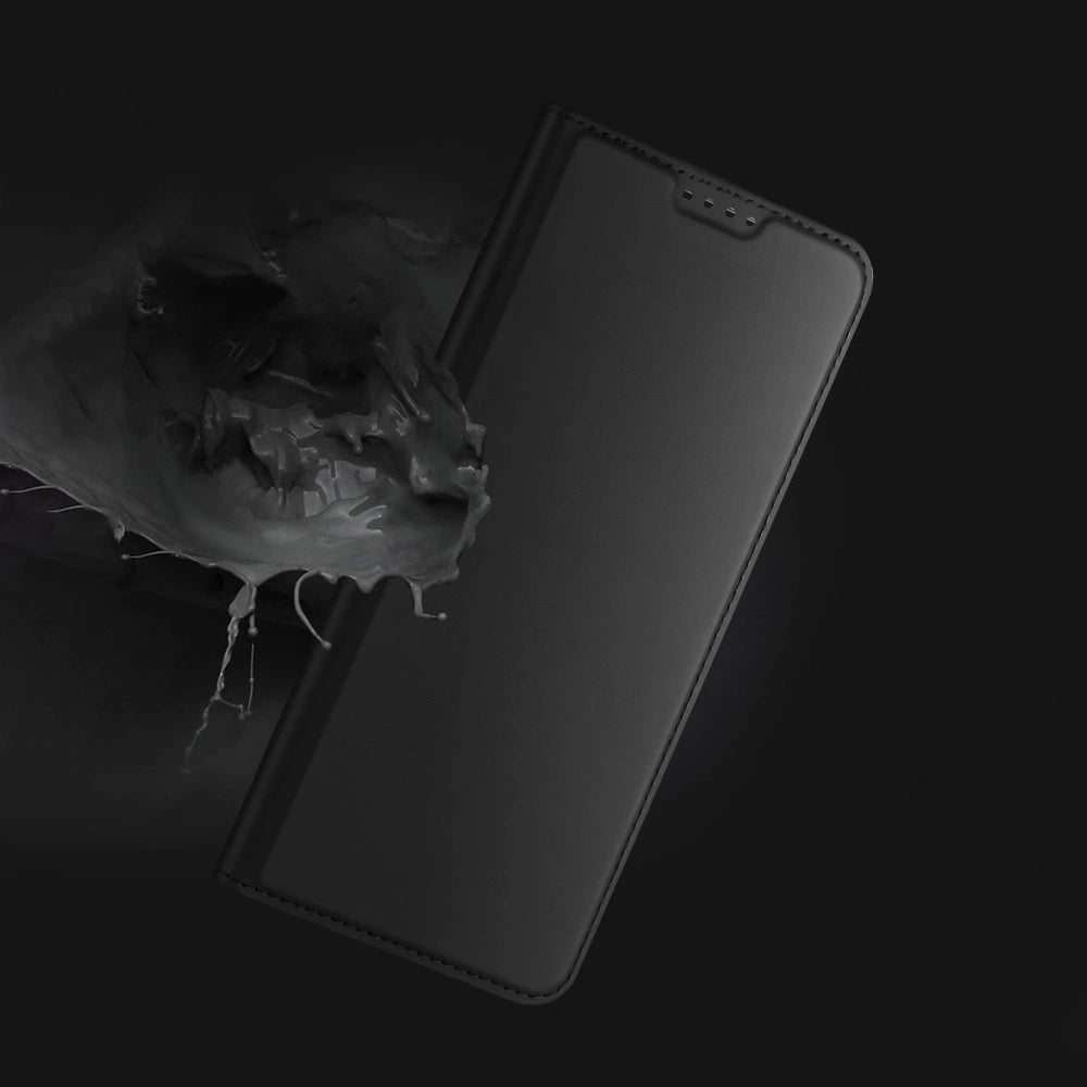 Dux Ducis Skin Pro Case For Xiaomi Redmi 11A / Poco C55 / Redmi 12C Flip Cover Card Wallet Stand Black_11
