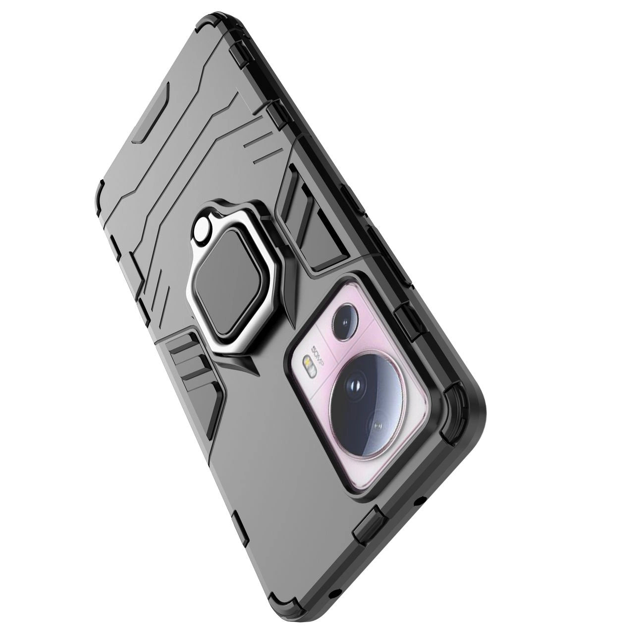 Ring Armor case for Xiaomi 13 Lite armored cover magnetic holder ring black_12