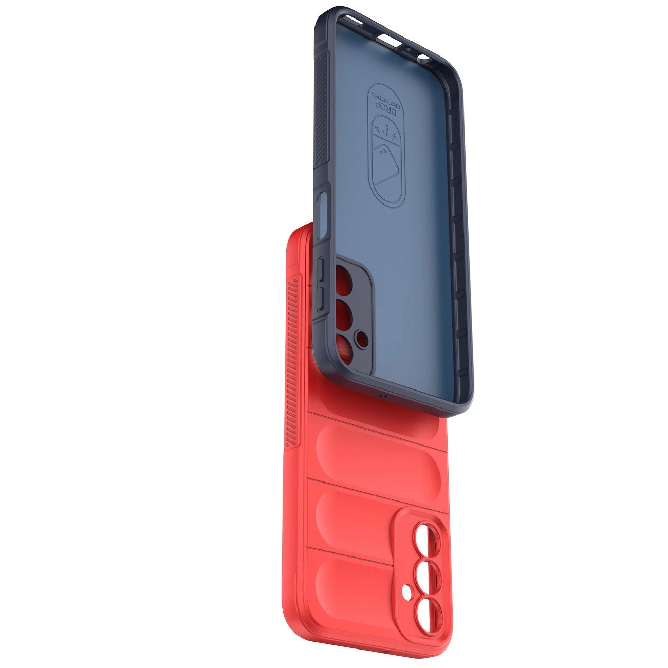 Magic Shield Case for Samsung Galaxy A24 4G flexible armored cover red_13