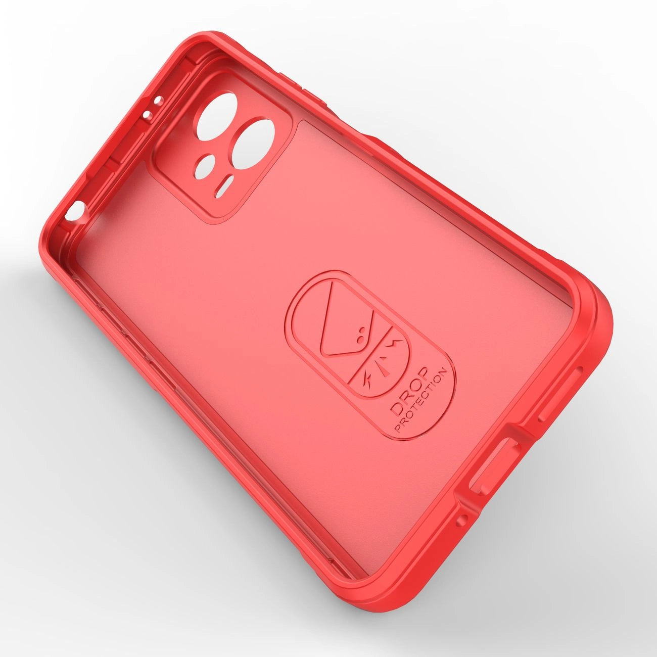 Magic Shield Case for Xiaomi Redmi Note 12 5G / Poco X5 5G Flexible Armor Cover Red_2