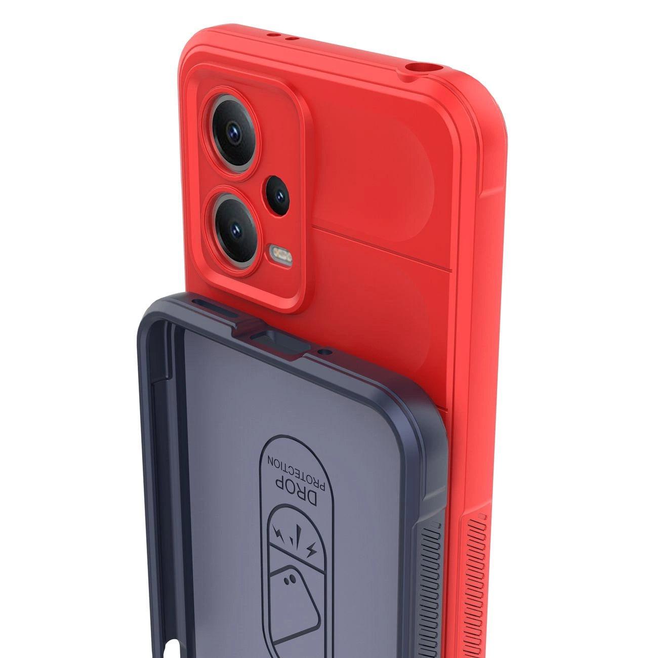 Magic Shield Case for Xiaomi Redmi Note 12 5G / Poco X5 5G Flexible Armor Cover Red_7