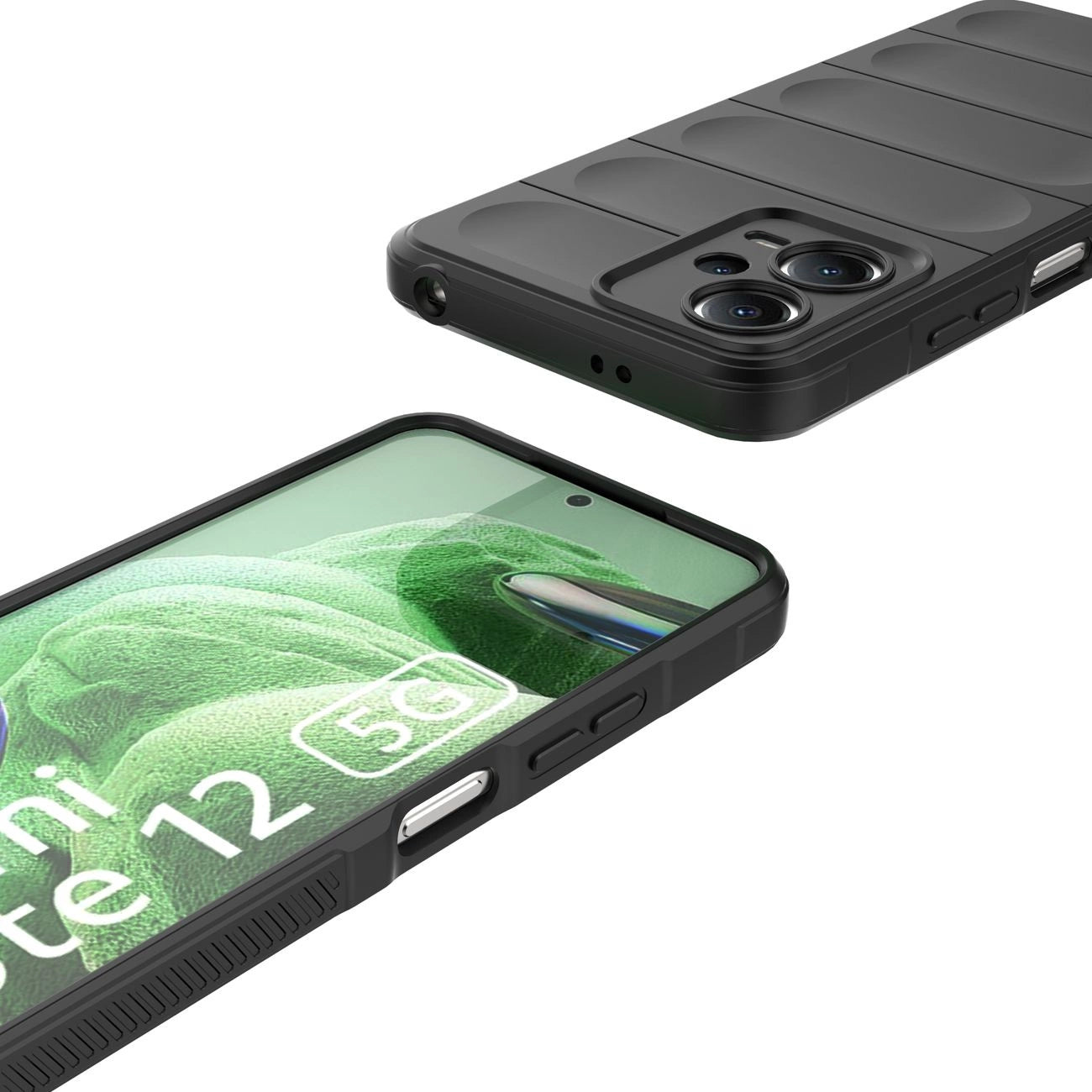 Magic Shield Case for Xiaomi Redmi Note 12 5G / Poco X5 5G Flexible Armor Cover Black_10