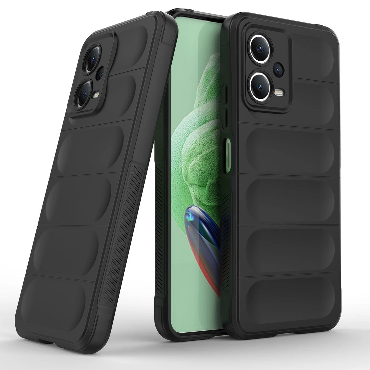 Magic Shield Case for Xiaomi Redmi Note 12 5G / Poco X5 5G Flexible Armor Cover Black_6