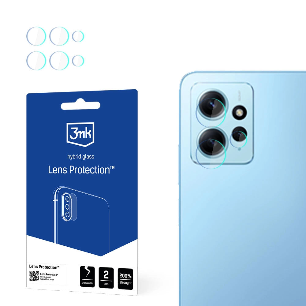 Camera glass for Xiaomi Redmi Note 12 7H for 3mk Lens Protection series lens_0