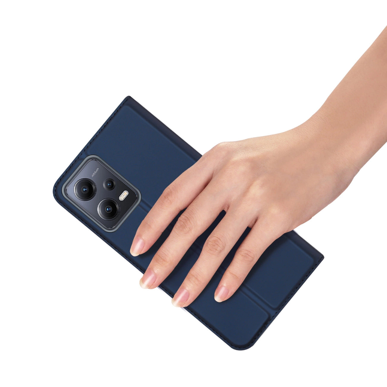 Dux Ducis Skin Pro case for Xiaomi Redmi Note 12 Pro+ flip cover card wallet stand blue_6
