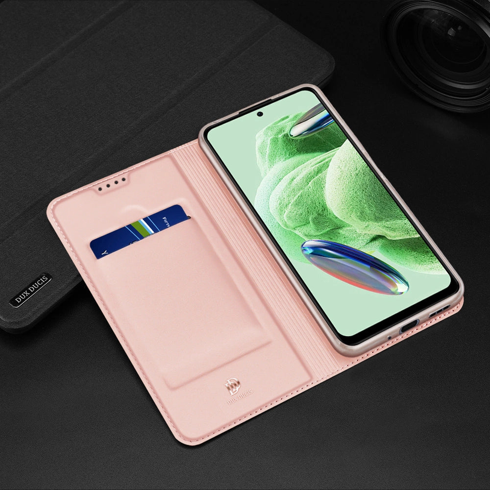 Dux Ducis Skin Pro case for Xiaomi Redmi Note 12 Pro+ flip cover card wallet stand black_18