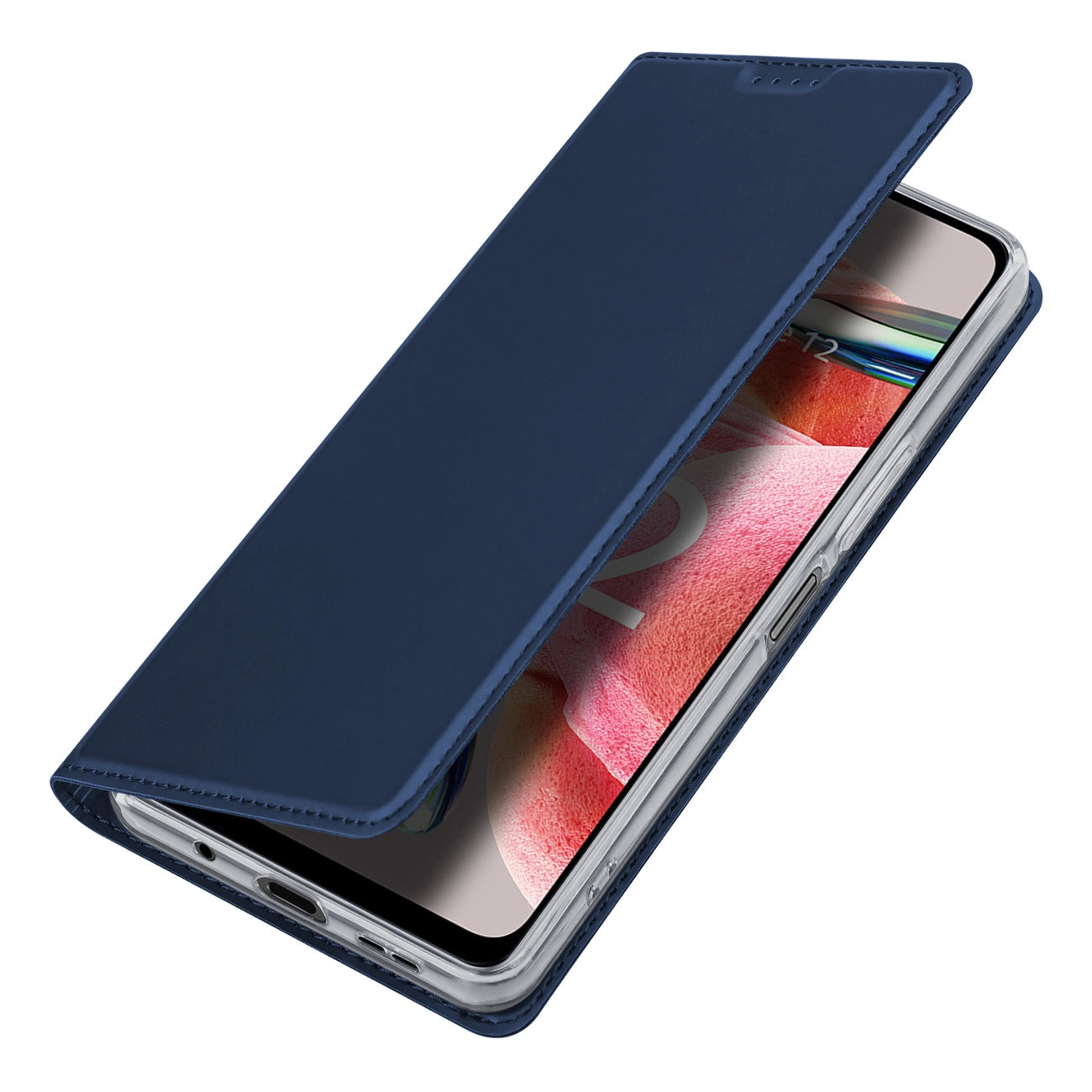 Dux Ducis Skin Pro Case for Xiaomi Redmi Note 12 Flip Card Wallet Stand Blue_3