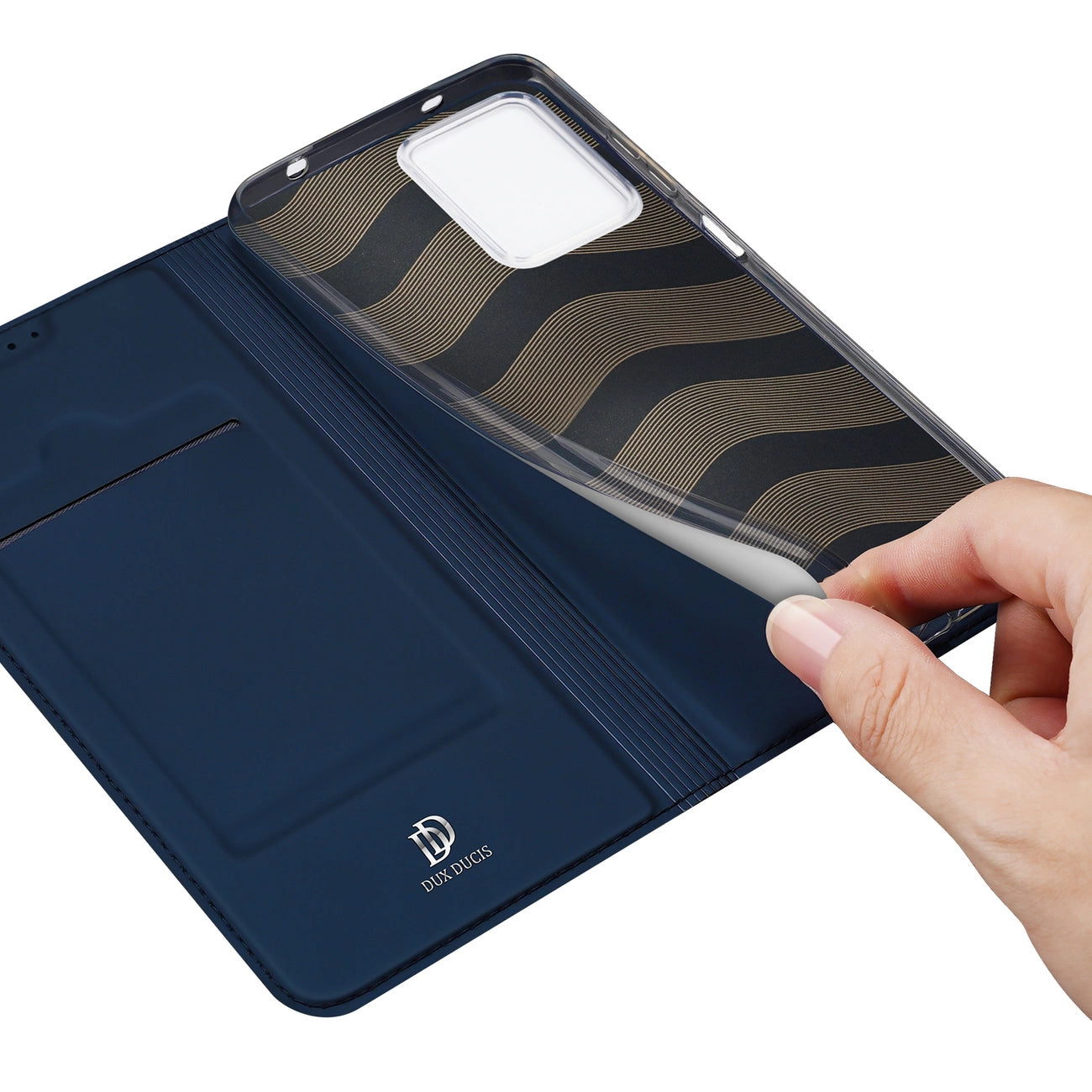 Dux Ducis Skin Pro Case for Xiaomi Redmi Note 12 Flip Card Wallet Stand Blue_7