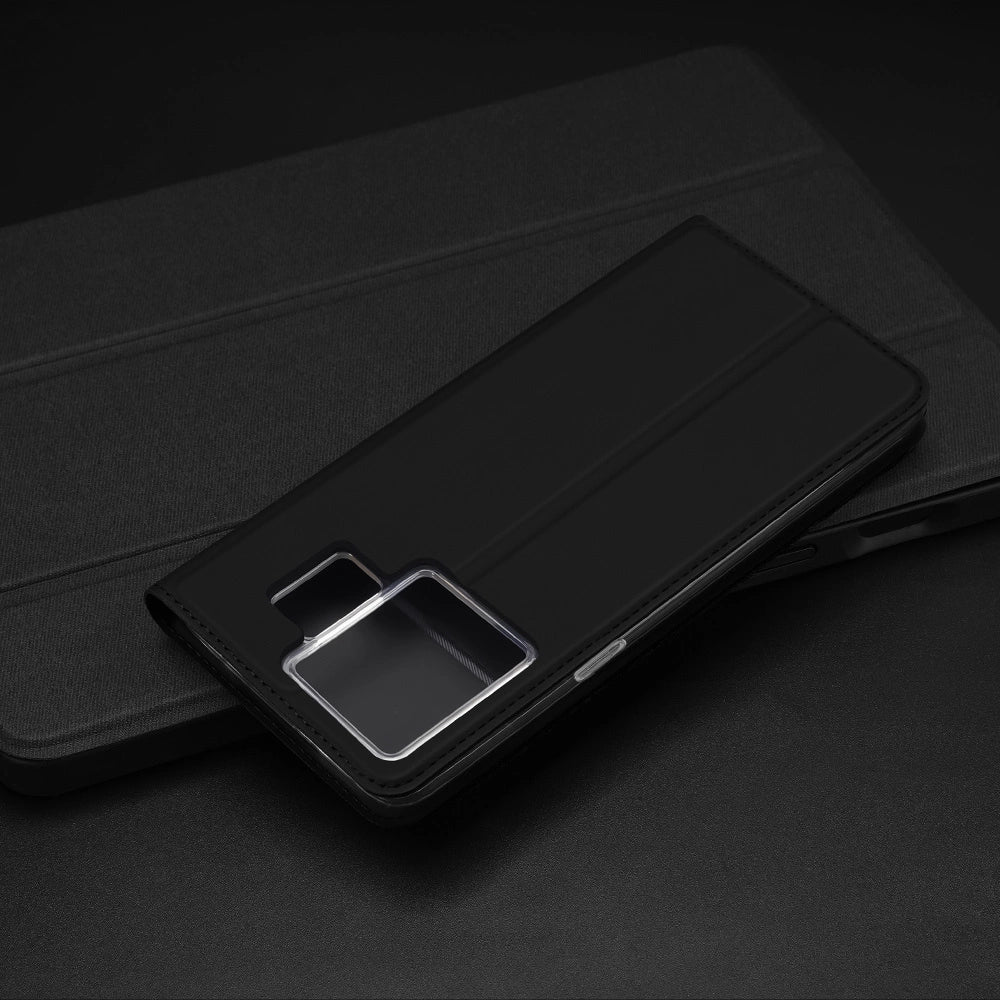 Dux Ducis Skin Pro Case For Realme GT Neo 5 / Realme GT3 Flip Cover Card Wallet Stand Black_12