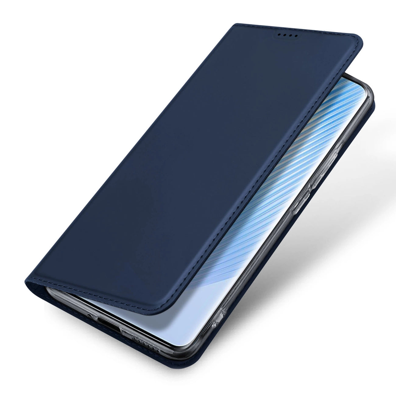 Dux Ducis Skin Pro Case for Honor Magic5 Flip Card Wallet Stand Blue_3