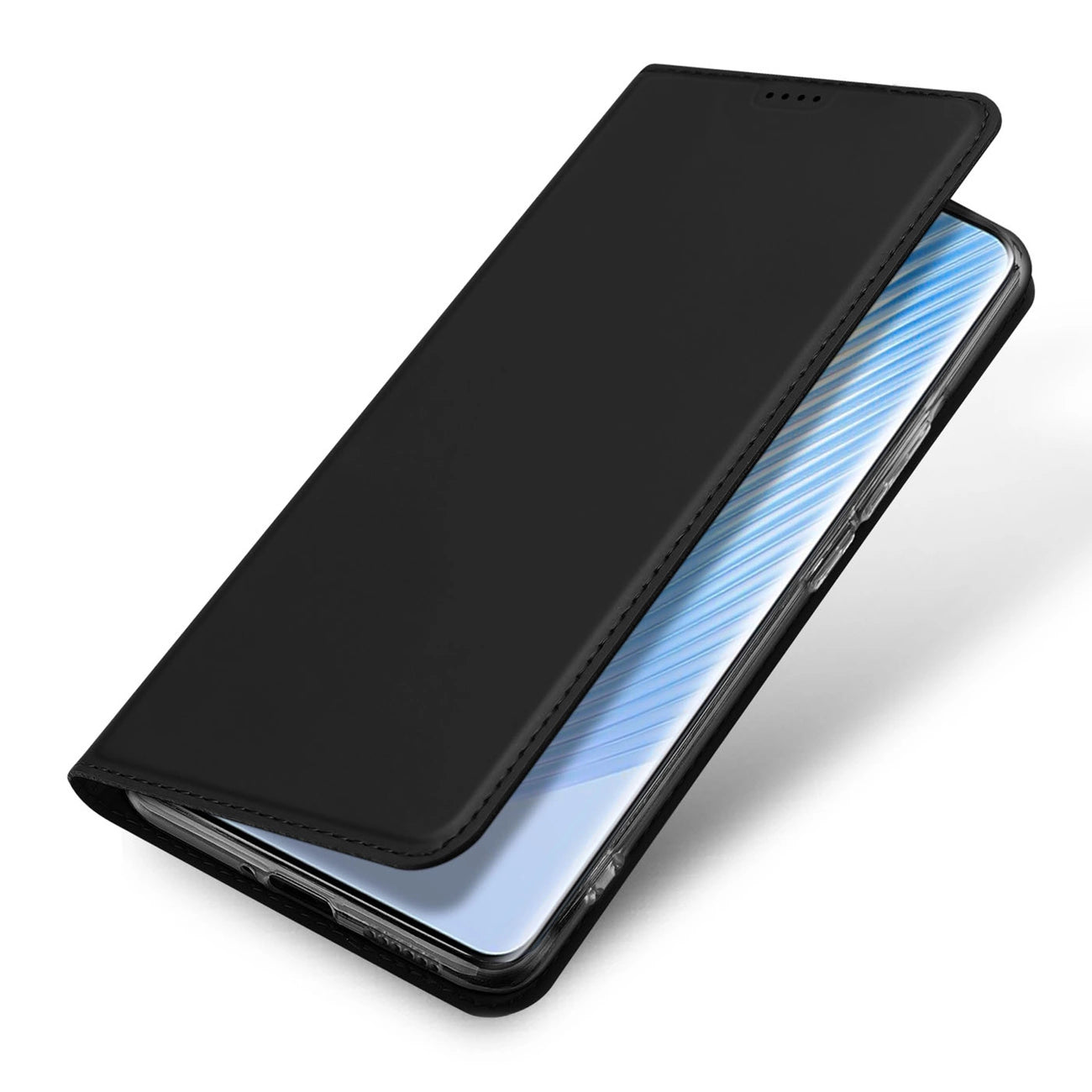 Dux Ducis Skin Pro case for Honor Magic5 flip cover card wallet stand black_3