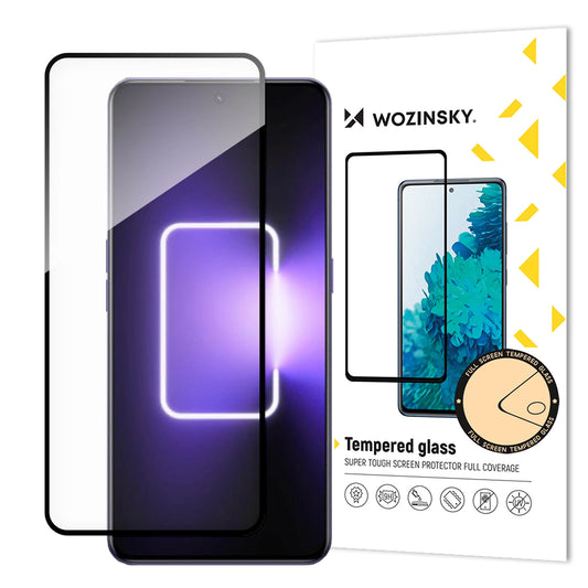 Wozinsky Full Glue Tempered Glass Tempered Glass For Realme GT Neo 5 / Realme GT3 9H Full Screen Cover With Black Frame_0