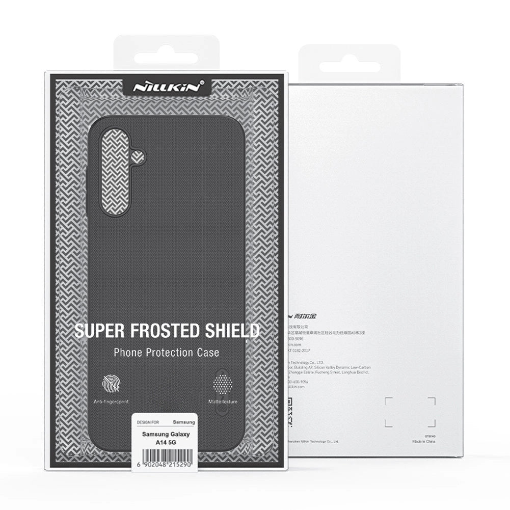 Nillkin Super Frosted Shield Case for Samsung Galaxy A14 5G / Galaxy A14 Phone Cover Black_4
