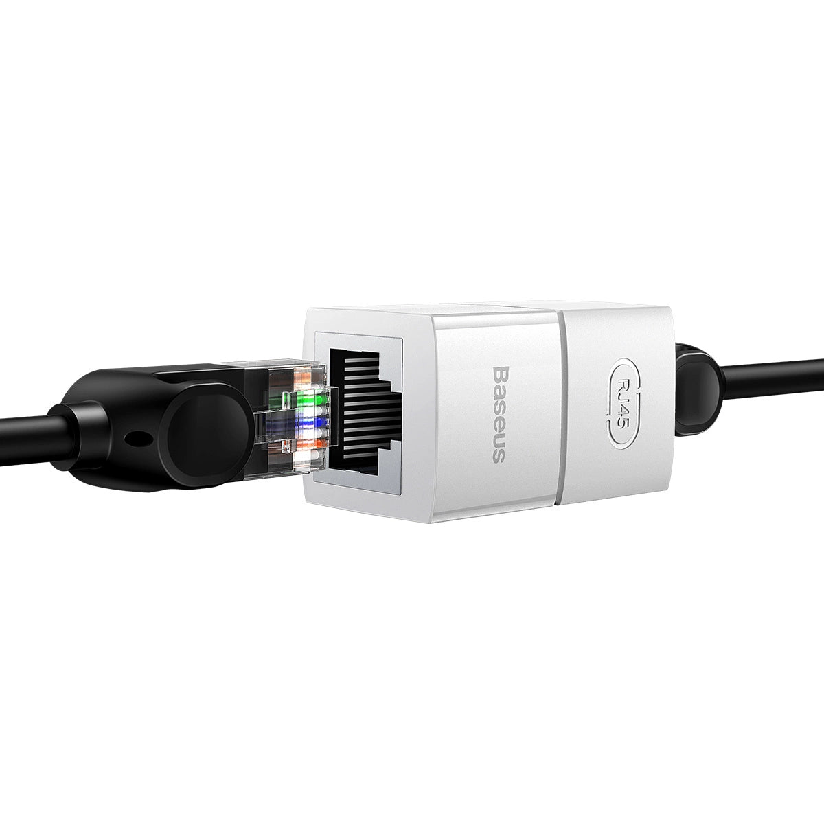 Network coupler Ethernet RJ-45 cable connector Baseus AirJoy Series 10 pcs - white_4