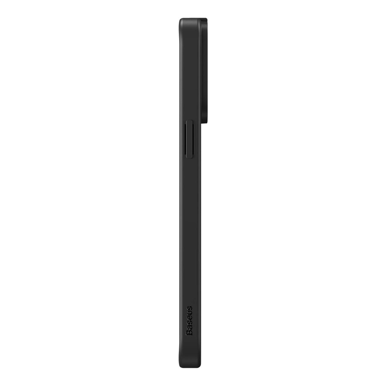 Armored case for iPhone 14 Pro Max compatible with MagSafe Baseus Synthetic Fiber tempered glass - black_4