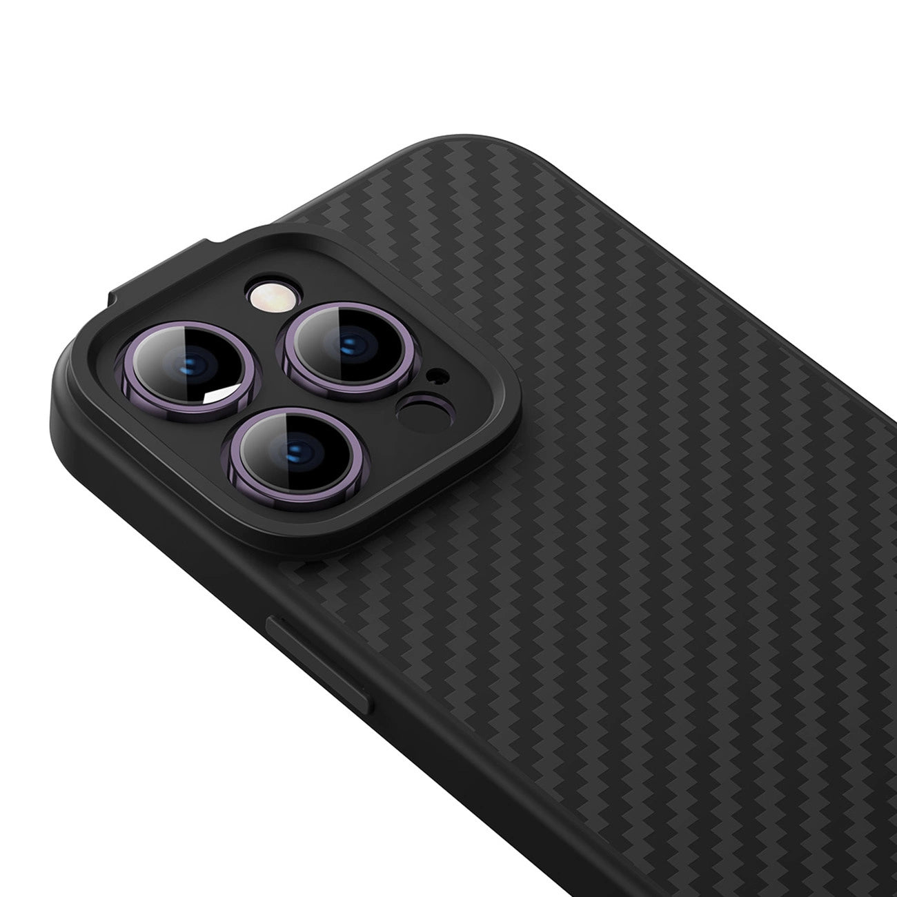 Armored case for iPhone 14 Pro Max compatible with MagSafe Baseus Synthetic Fiber tempered glass - black_5