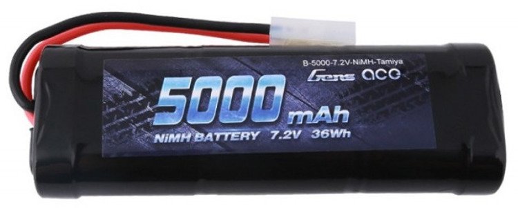 Battery Gens Ace 5000mAh 7,2V NiMH Tamiya_0
