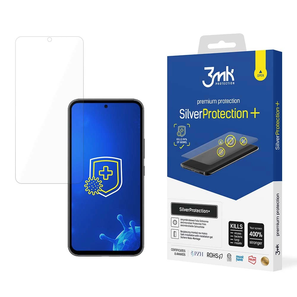 Screen protector for Samsung Galaxy A54 5G antibacterial screen for gamers from the 3mk Silver Protection+ series_0