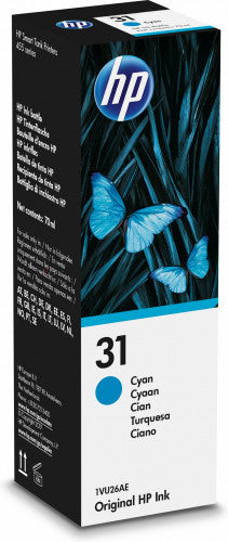 Botella de Tinta Original HP nº31/ Cian_1