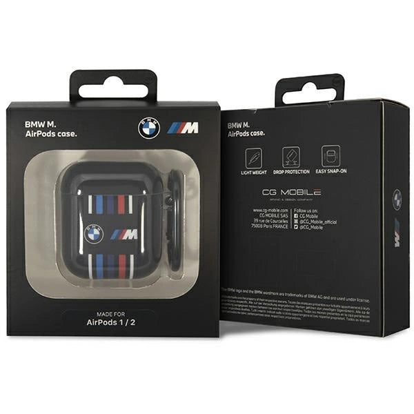BMW BMA222SWTK AirPods 1/2 cover black/black Multiple Colored Lines_2