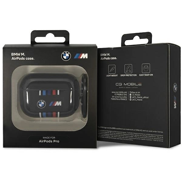 BMW BMAP22SWTK AirPods Pro cover black/black Multiple Colored Lines_2