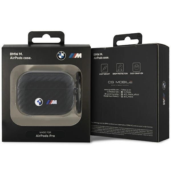 BMW BMAPWMPUCA2 AirPods Pro cover black/black Carbon Double Metal Logo_2