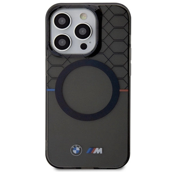 Case BMW BMHMP14LHGPK iPhone 14 Pro 6.1" Grey/Grey Pattern MagSafe_2